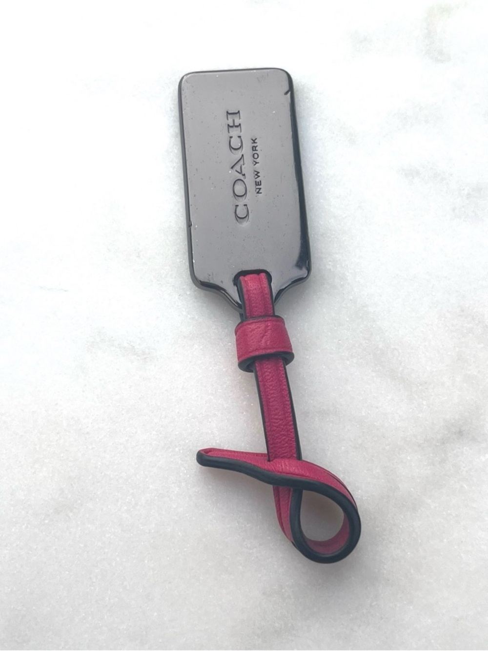 COACH Gunmetal Hang Tag, Heavy - Picture 4 of 5